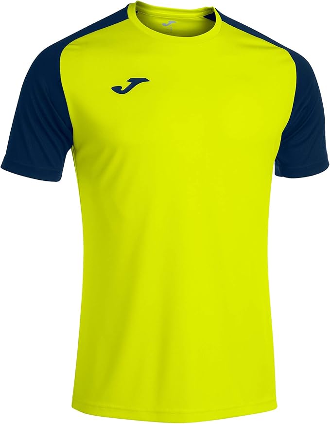 Camiseta de fútbol personalizada con dorsal o número y nombre. Color amarillo y azul. Tallas adulto S, M, L, XL. Envíos a toda España.